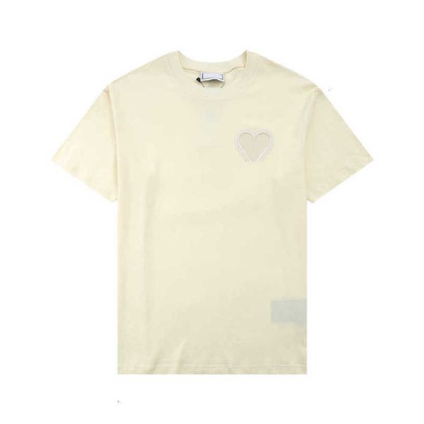 paris fashion mens designer t shirt amis embroidered red heart solid color big love round neck short sleeve t-shirt for men and women zjab, White;black
paris fashion mens designer t shirt amis embroidered red heart solid color big love round neck short sleeve t-shirt for men and women zjab, White;black