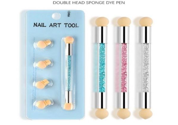 nail brush sponge nail brush picking dotting gradient pen brush ombre nail art tools with 4 replacement heads4025435, Silver
nail brush sponge nail brush picking dotting gradient pen brush ombre nail art tools with 4 replacement heads4025435, Silver
