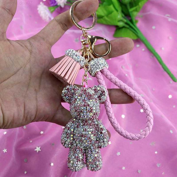 key rings fashion cartoon gloomy rhinestone bear keychain handmade diy crystal bomgom bear key chain keyring bag charm pendant gift l230720, Slivery;golden
key rings fashion cartoon gloomy rhinestone bear keychain handmade diy crystal bomgom bear key chain keyring bag charm pendant gift l230720, Slivery;golden