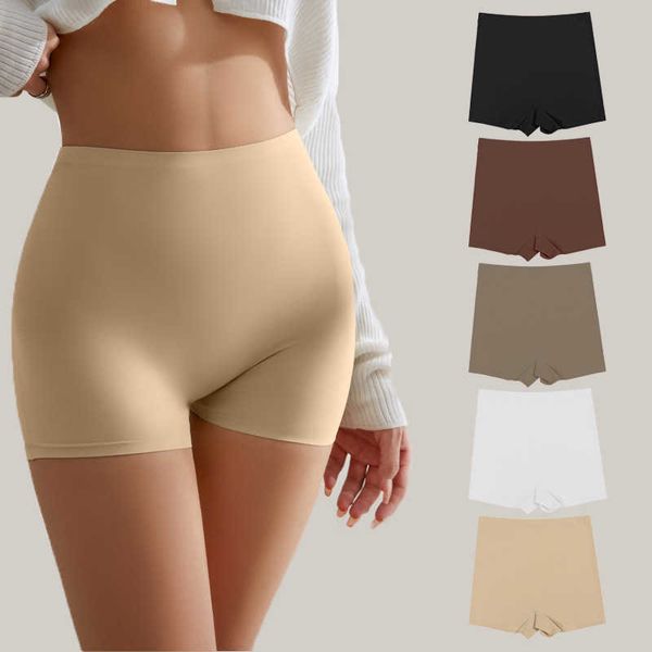 women's shorts plus size safety short pants seamless ice silk boxers for female under skirt shorts summer breathable anti-walking boysh, White;black
women's shorts plus size safety short pants seamless ice silk boxers for female under skirt shorts summer breathable anti-walking boysh, White;black