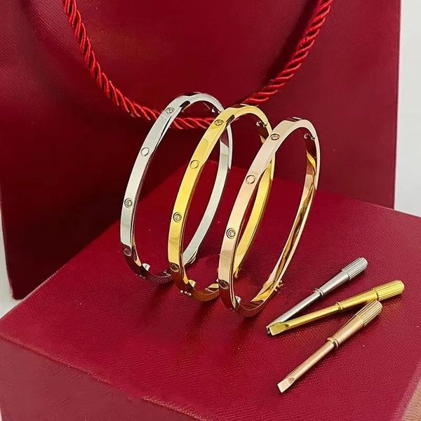 love screw bracelet fashion designer cuff luxury trendy bangle 18k gold plated titanium steel diamond for women men nail bracelets silver cl, Black
love screw bracelet fashion designer cuff luxury trendy bangle 18k gold plated titanium steel diamond for women men nail bracelets silver cl, Black