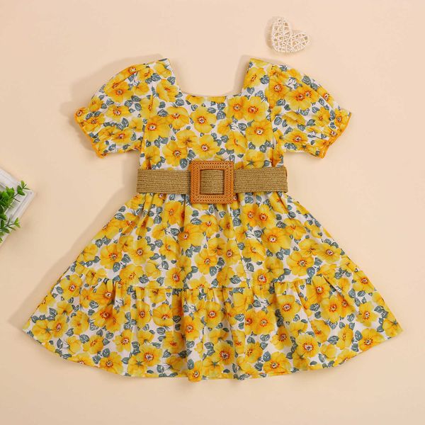 girl's dresses summer princess toddler girls dress with belt 1-6y flowers printed ruffles sleeve knee length a-line dress r230719, Red;yellow
girl's dresses summer princess toddler girls dress with belt 1-6y flowers printed ruffles sleeve knee length a-line dress r230719, Red;yellow
