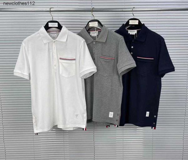 tb tom summer new classic pocket short sleeve polo shirt for men and women comfortable and versatile short sleeve, White;black
tb tom summer new classic pocket short sleeve polo shirt for men and women comfortable and versatile short sleeve, White;black