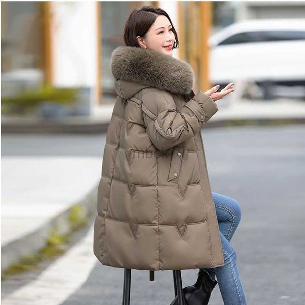 women's down parkas winter coat down jacket women's fashion medium long solid hooded white duck down thickened warm coat winter co, Black
women's down parkas winter coat down jacket women's fashion medium long solid hooded white duck down thickened warm coat winter co, Black