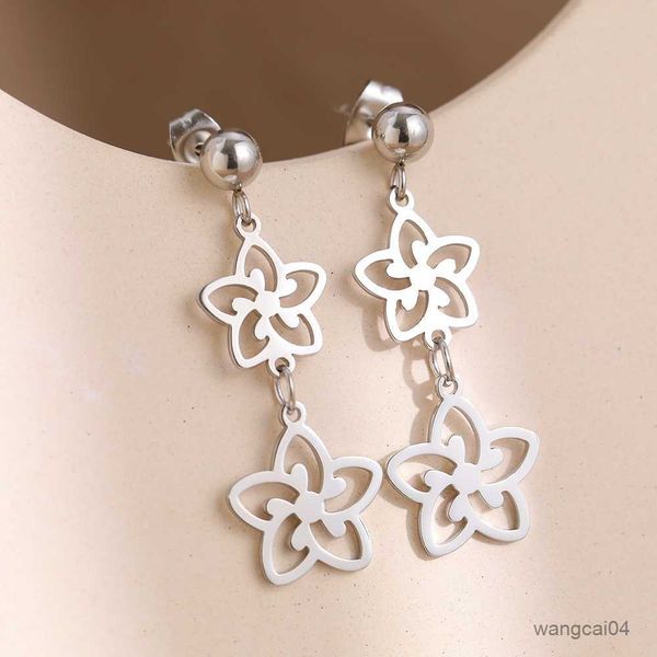 charm stainless steel earrings exquisite flower temperament pendants super fairy drop earrings for women jewelry bridesmaid gifts r230719, Golden
charm stainless steel earrings exquisite flower temperament pendants super fairy drop earrings for women jewelry bridesmaid gifts r230719, Golden