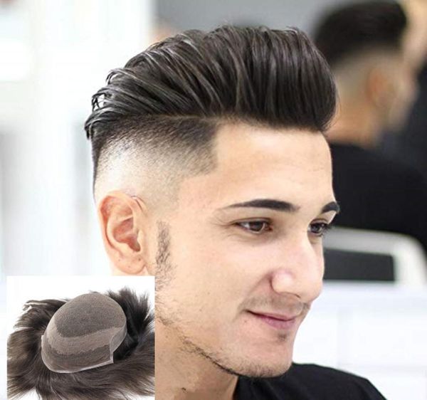 lace human hair men toupee french lace with pu around hair replacement system human hair men wig7937800, Black
lace human hair men toupee french lace with pu around hair replacement system human hair men wig7937800, Black