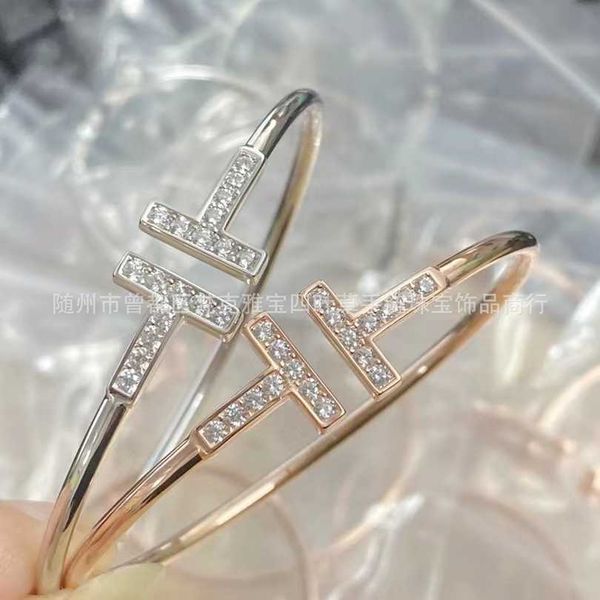 designer tiffay double t bracelet s925 sterling silver plated 18k gold diamond high edition white fritillaria double t bracelet elastic open, Black
designer tiffay double t bracelet s925 sterling silver plated 18k gold diamond high edition white fritillaria double t bracelet elastic open, Black