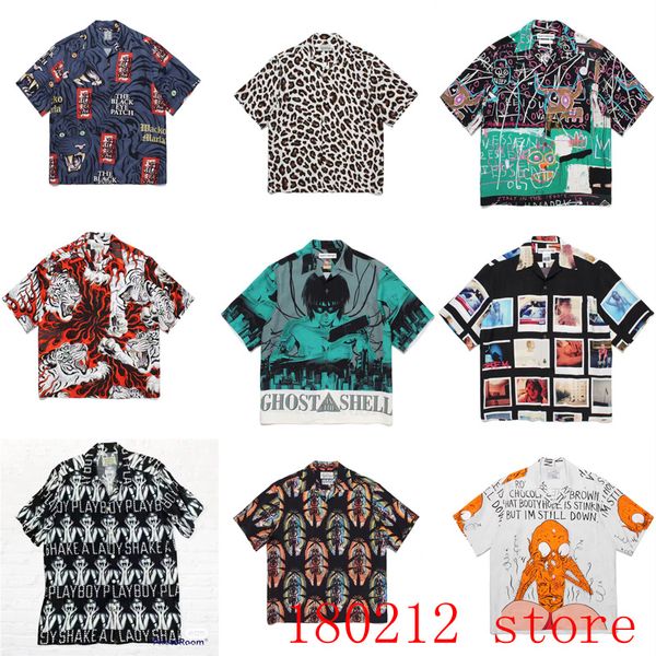 mens casual shirts latest multiple versions of wacko maria shirt womens highquality casual hawaiian beach vacation short sleeved tshirt 2307, White;black
mens casual shirts latest multiple versions of wacko maria shirt womens highquality casual hawaiian beach vacation short sleeved tshirt 2307, White;black