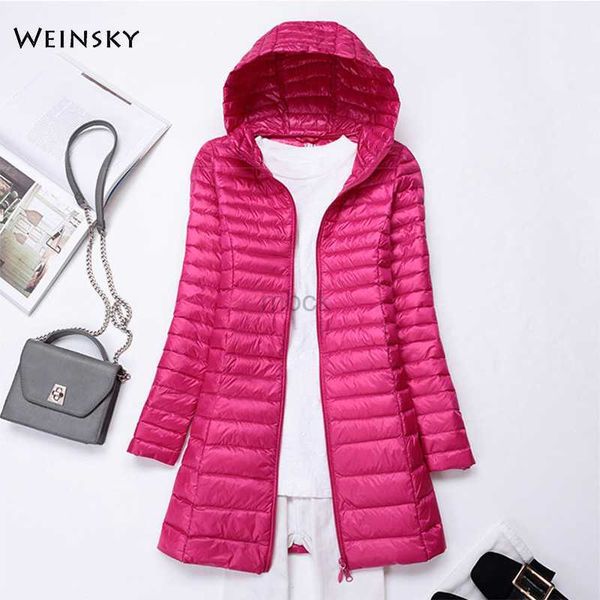 women's down parkas winter women ultralight thin down long jacket white duck down hooded jackets long sleeve warm coat parka female por, Black
women's down parkas winter women ultralight thin down long jacket white duck down hooded jackets long sleeve warm coat parka female por, Black