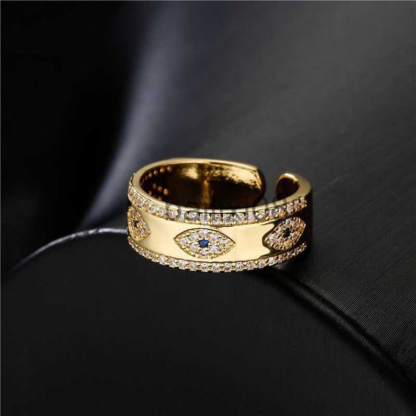 band rings newbuy 2023 fashion gold color copper wedding jewelry aaa cz evil eye design open ring for women girl engagement gift j230719, Silver
band rings newbuy 2023 fashion gold color copper wedding jewelry aaa cz evil eye design open ring for women girl engagement gift j230719, Silver