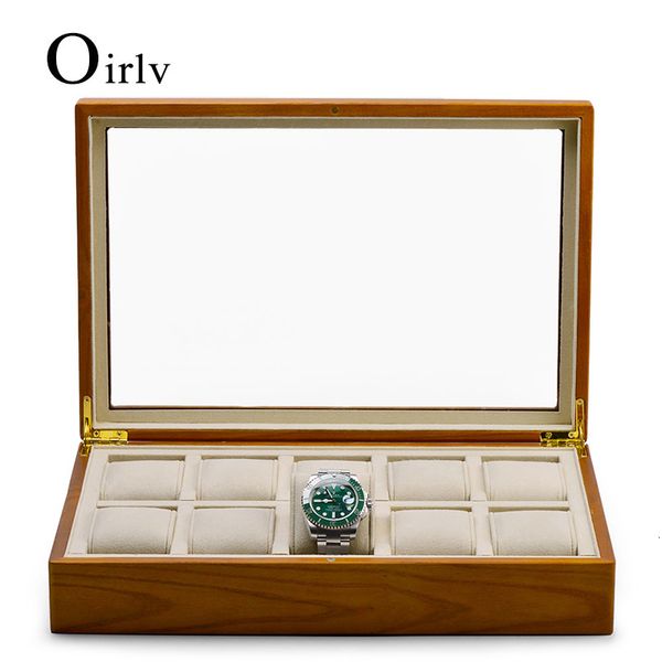 watch boxes cases oirlv wooden watch case storage box wooden case with cover 10 watches display box storage wooden watch case organizer 2307, Black;blue
watch boxes cases oirlv wooden watch case storage box wooden case with cover 10 watches display box storage wooden watch case organizer 2307, Black;blue