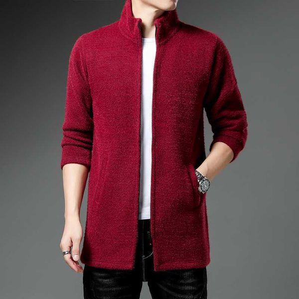 men's sweaters autumn and winter new men's plush thickened sweater mens fashion casual large windbreaker men medium length stand c, White;black
men's sweaters autumn and winter new men's plush thickened sweater mens fashion casual large windbreaker men medium length stand c, White;black