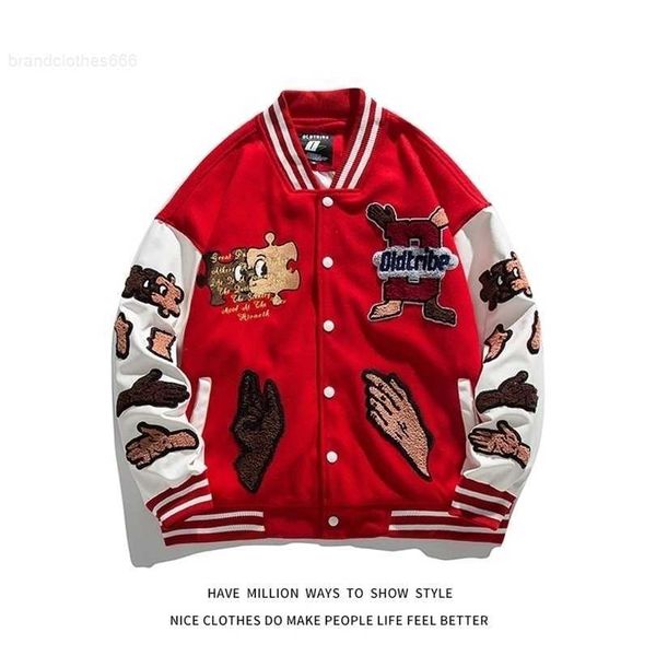 mens jackets spring autumn furry embroid patchwork men baseball bomber women varsity coat stadium award letterman chic 220829, Black;brown
mens jackets spring autumn furry embroid patchwork men baseball bomber women varsity coat stadium award letterman chic 220829, Black;brown