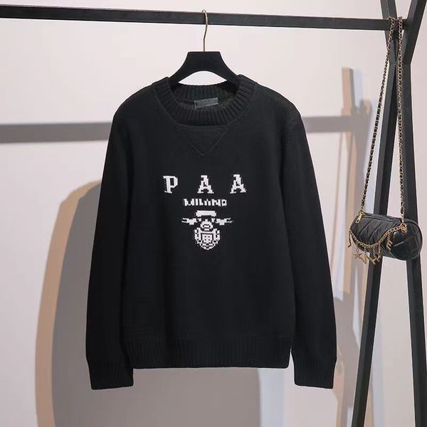 womens sweaters designer sweaters women sweater autumn and winter fashion round neck knitwear letter embroidery women's clothing, White;black
womens sweaters designer sweaters women sweater autumn and winter fashion round neck knitwear letter embroidery women's clothing, White;black