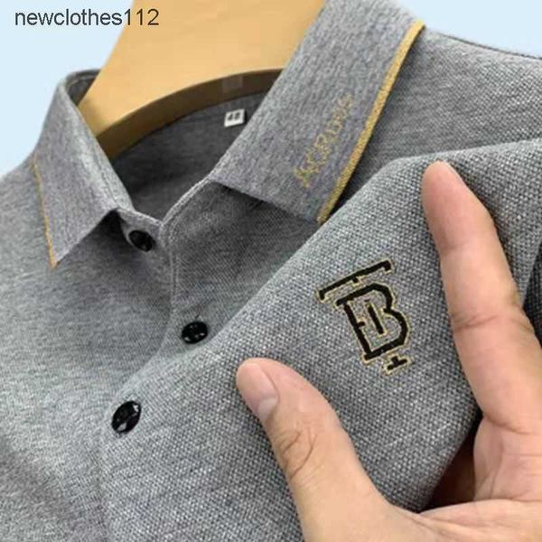 tb short sleeved t-shirt men's business oversized polo shirt high-end quick drying loose fitting top, White;black
tb short sleeved t-shirt men's business oversized polo shirt high-end quick drying loose fitting top, White;black