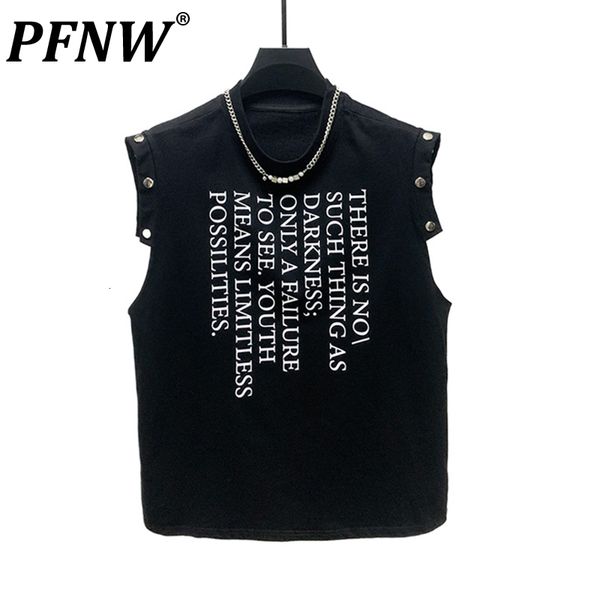 men tank pfnw spring summer print sleeveless fashion street darkwear button loose comfortable y2k casual vest 28a2718 230719, White;black
men tank pfnw spring summer print sleeveless fashion street darkwear button loose comfortable y2k casual vest 28a2718 230719, White;black
