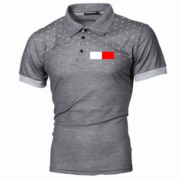 2023 summer men's polo shirt short sleeve fashion printed dot slim fit golf wear shirts for men shorts polo 4xl, White;black 
2023 summer men's polo shirt short sleeve fashion printed dot slim fit golf wear shirts for men shorts polo 4xl, White;black