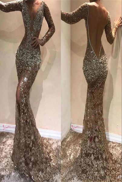 2021 new deep v neck long sleeves sequins mermaid long evening dresses beaded sheer mesh split backless formal party prom dres2467782, Black;red
2021 new deep v neck long sleeves sequins mermaid long evening dresses beaded sheer mesh split backless formal party prom dres2467782, Black;red
