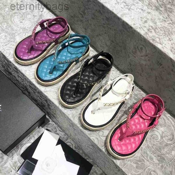 channel luxurys platform ups straw slippers women thong sandals summer shoes diamond ankle flats leather flip flops chain strap low heels sl, Black
channel luxurys platform ups straw slippers women thong sandals summer shoes diamond ankle flats leather flip flops chain strap low heels sl, Black