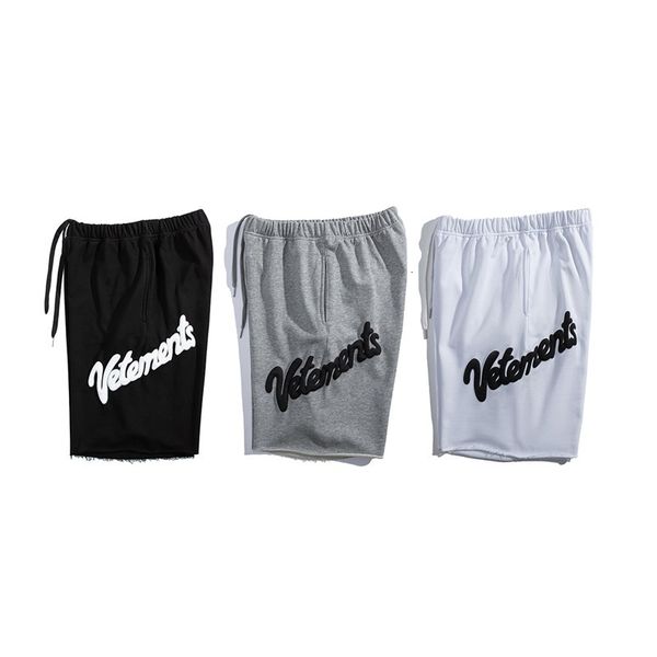 men's shorts vintage trendy brand vetements pants with a five part length letter casual oversized sports for men and women 1 230718, White;black
men's shorts vintage trendy brand vetements pants with a five part length letter casual oversized sports for men and women 1 230718, White;black