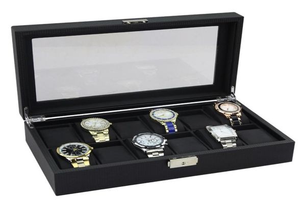 2019 luxury design carbon fiber leather inner wood with cushion case collect watch box 1012 storage travel box exw box 6549493, Black;blue
2019 luxury design carbon fiber leather inner wood with cushion case collect watch box 1012 storage travel box exw box 6549493, Black;blue