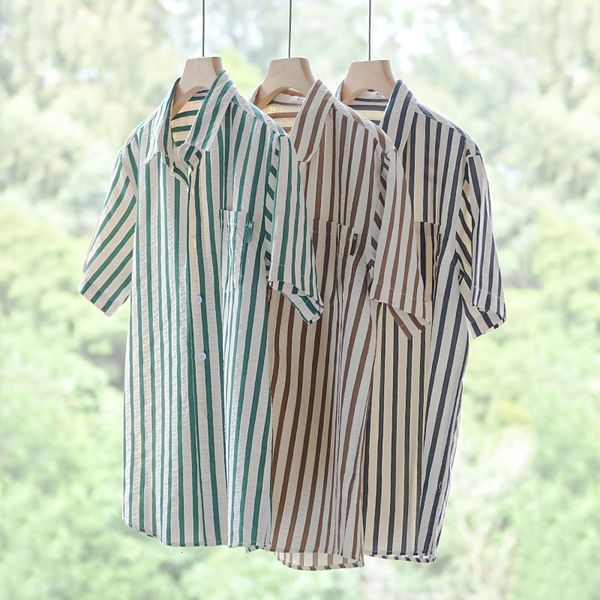 mens casual shirts summer mens striped short sleeved loose casual trend simple version young fresh shirt 230718, White;black
mens casual shirts summer mens striped short sleeved loose casual trend simple version young fresh shirt 230718, White;black