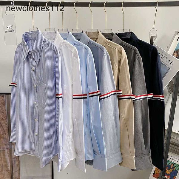 tb sleeve label ribbon shirt men's and women's lovers' style college style long sleeve shirt tide brand loose and thin casual, White;black
tb sleeve label ribbon shirt men's and women's lovers' style college style long sleeve shirt tide brand loose and thin casual, White;black