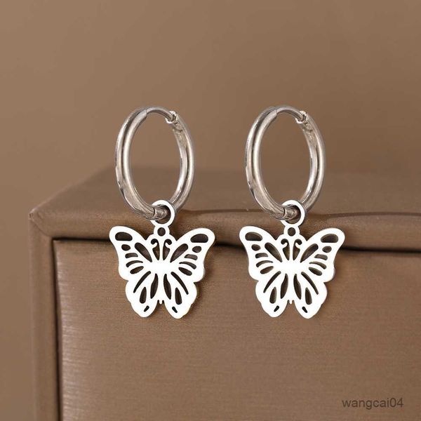 charm stainless steel earrings trend vintage delicate butterfly design pendants charms fashion hoop earrings for women jewelry gifts r230719, Golden
charm stainless steel earrings trend vintage delicate butterfly design pendants charms fashion hoop earrings for women jewelry gifts r230719, Golden