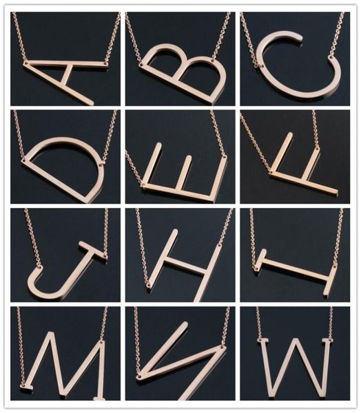 women039s fashion stainless steel 26 letter az gold silver rose necklaces pendants jewelry gift you can cho4738374
women039s fashion stainless steel 26 letter az gold silver rose necklaces pendants jewelry gift you can cho4738374