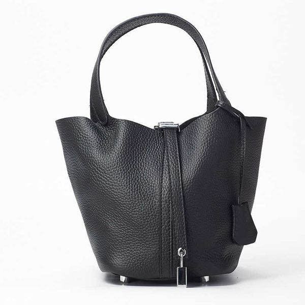 luxury picotin lock bag basket vegetable cowhide mini bag leisure handbag leather women's classic simple bucket cd5e 
luxury picotin lock bag basket vegetable cowhide mini bag leisure handbag leather women's classic simple bucket cd5e