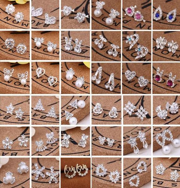 selling 45 styles korean earrings creative super shiny diamond new pearl stud earrings fashion jewelry 416698, Golden;silver
selling 45 styles korean earrings creative super shiny diamond new pearl stud earrings fashion jewelry 416698, Golden;silver