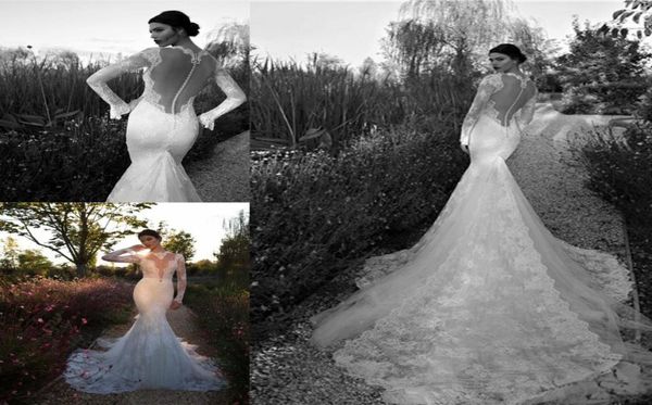 berta vintage lace long sleeves wedding dresses mermaid sheer high neck pearls vestido de novia cathedral train 2015 backless brid5089995, White
berta vintage lace long sleeves wedding dresses mermaid sheer high neck pearls vestido de novia cathedral train 2015 backless brid5089995, White