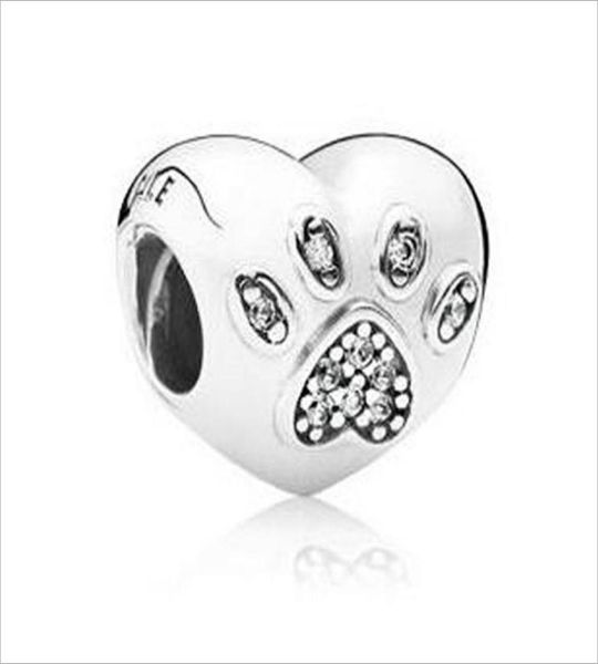 2020 new genuine 925 sterling silver cz animal footprint heart charm beads fit pandora charms bracelet necklace diy jewelry making9783037, Black
2020 new genuine 925 sterling silver cz animal footprint heart charm beads fit pandora charms bracelet necklace diy jewelry making9783037, Black