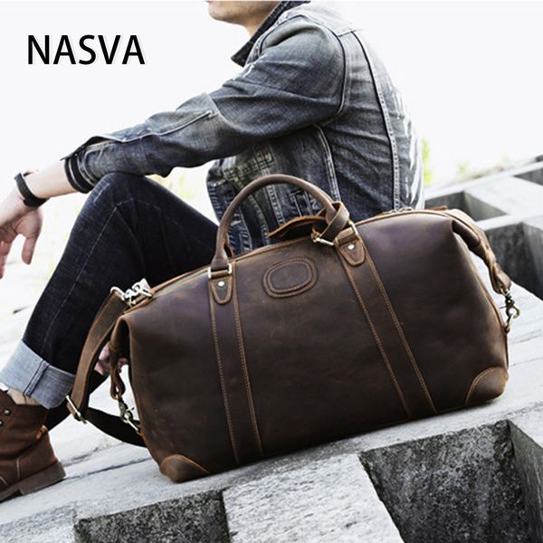 duffel bags nasva genuine leather men's travel bag vintage bag outdoor luggage bag aviation bag fitness sports bag crossbody handbag 23
duffel bags nasva genuine leather men's travel bag vintage bag outdoor luggage bag aviation bag fitness sports bag crossbody handbag 23