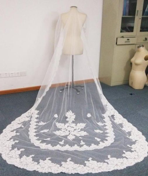 2016 custom made ivory or white color one layer regal length lace trimmed long bridal veils dhyz 015503436, Black
2016 custom made ivory or white color one layer regal length lace trimmed long bridal veils dhyz 015503436, Black