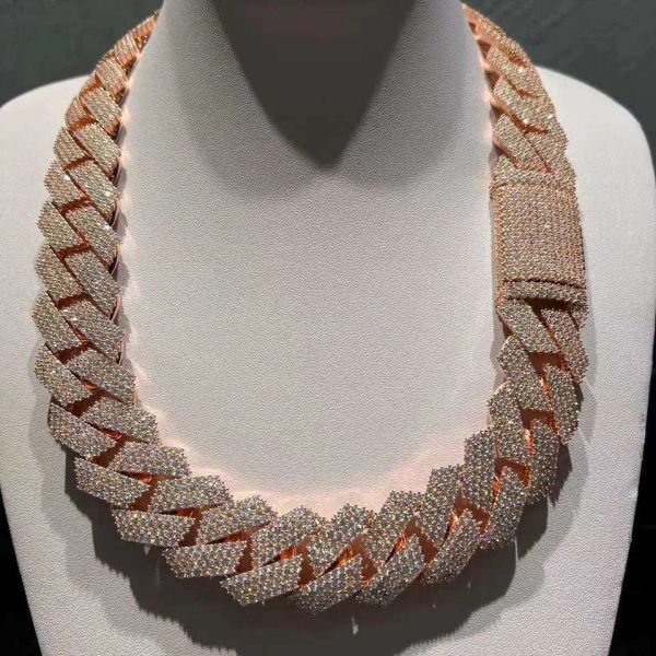 rapper chain hip hop jewelry 24mm miami cuban chain diamond 925 sterling silver iced out cuban chain men vvs moissanite necklace
rapper chain hip hop jewelry 24mm miami cuban chain diamond 925 sterling silver iced out cuban chain men vvs moissanite necklace