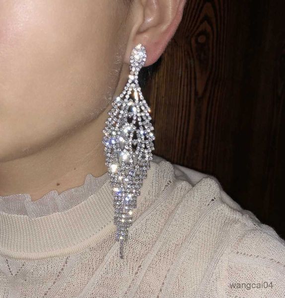 charm long tassel clip on earrings rhinestone chandelier boho fringe chain earring for wedding bridal party jewelry r230719, Golden
charm long tassel clip on earrings rhinestone chandelier boho fringe chain earring for wedding bridal party jewelry r230719, Golden