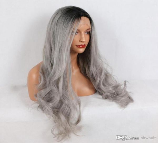 ombre gray wigs half hand tied long wavy dark root gray heat resistant fiber synthetic ombre grey lace front wig for black women9594342
ombre gray wigs half hand tied long wavy dark root gray heat resistant fiber synthetic ombre grey lace front wig for black women9594342