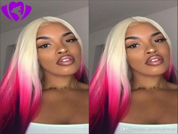long straight blonde ombre pink wigs synthetic purple lace front wig for women heat resistant hair cosplay party hairstyle8294088, Black
long straight blonde ombre pink wigs synthetic purple lace front wig for women heat resistant hair cosplay party hairstyle8294088, Black