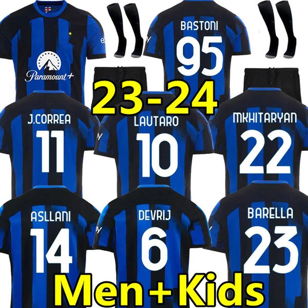 23 24 inters milans soccer jerseys lautaro j. correa barella calhanoglu de vrij asllani bastoni 2023 2024 football shirt uniforms men kids k, Black;yellow
23 24 inters milans soccer jerseys lautaro j. correa barella calhanoglu de vrij asllani bastoni 2023 2024 football shirt uniforms men kids k, Black;yellow