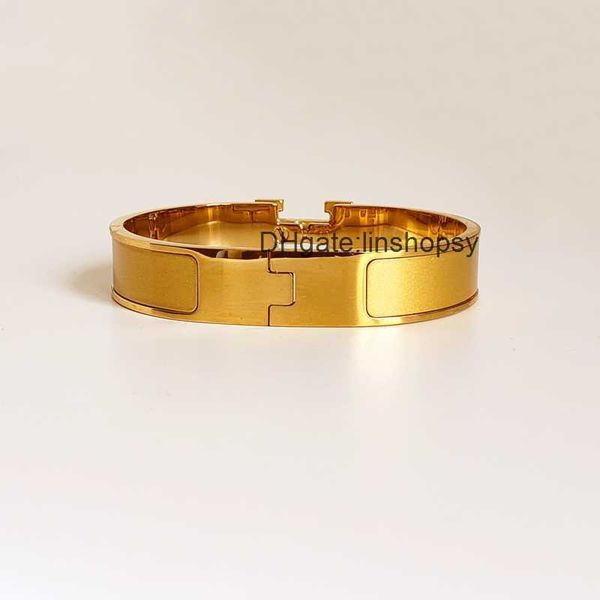aher mas designer luxury brand enamel bracelet classic h bracelet 18k gold bangle for men enamel women cuff lover's 12mm wide with gift, Black
aher mas designer luxury brand enamel bracelet classic h bracelet 18k gold bangle for men enamel women cuff lover's 12mm wide with gift, Black