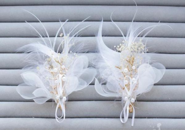 bridal wedding accessories feather silk head flower pin bridal flower headwear1765840, Silver
bridal wedding accessories feather silk head flower pin bridal flower headwear1765840, Silver