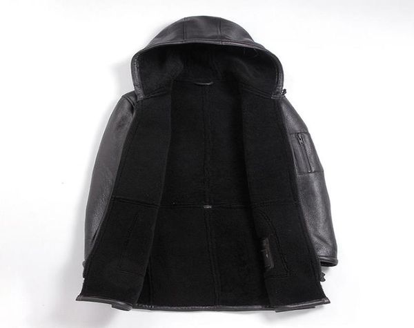 leather real fur sheep shearing winter coat men korean hooded wool jacket for mens clothing4116722, Black
leather real fur sheep shearing winter coat men korean hooded wool jacket for mens clothing4116722, Black