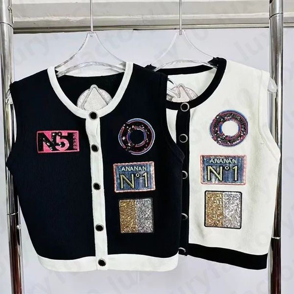 women's embroidery single breasted sweaters fashion letter sequin knit cardigans women o-neck sleeveless design, Gray;blue
women's embroidery single breasted sweaters fashion letter sequin knit cardigans women o-neck sleeveless design, Gray;blue