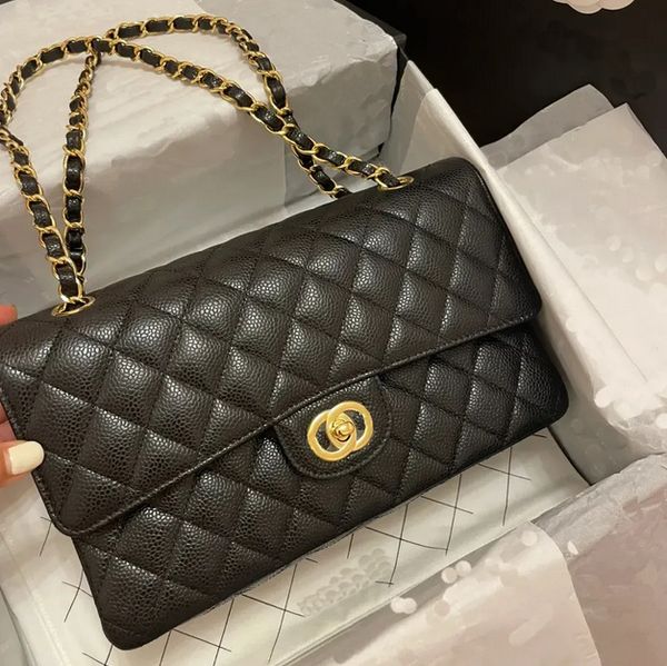 luxury designer shoulder bag classic plaid flap cf caviar handbag gold silver chain leather double letter solid color buckle square stripe l
luxury designer shoulder bag classic plaid flap cf caviar handbag gold silver chain leather double letter solid color buckle square stripe l