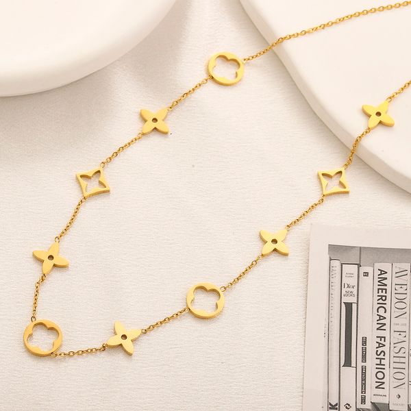 never fading 18k gold plated luxury brand designer pendants necklaces round stainless steel letter choker pendant necklace chain jewelry acc, Silver
never fading 18k gold plated luxury brand designer pendants necklaces round stainless steel letter choker pendant necklace chain jewelry acc, Silver