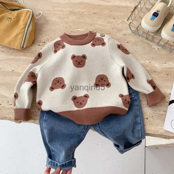 pullover spring kids sweater baby girls cartoon bear knitwear boys soft loose knit pullover hkd230719, Blue
pullover spring kids sweater baby girls cartoon bear knitwear boys soft loose knit pullover hkd230719, Blue