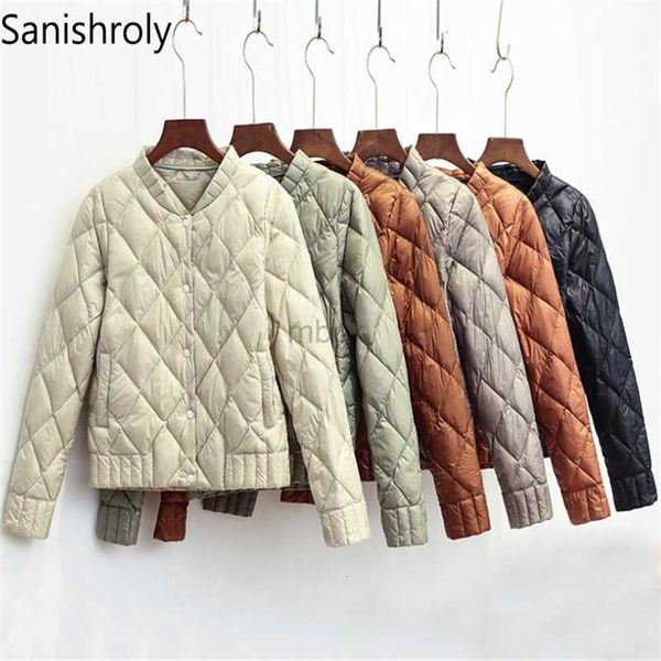 women's down parkas women v-neck lingge white duck down jacket autumn winter female ultra light down coat parka single-breasted short, Black
women's down parkas women v-neck lingge white duck down jacket autumn winter female ultra light down coat parka single-breasted short, Black