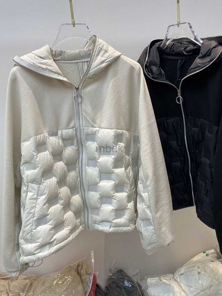 women's down parkas ly varey lin new autumn winter hooded ultra light down jacket women casual patchwork white duck down coat loose war, Black
women's down parkas ly varey lin new autumn winter hooded ultra light down jacket women casual patchwork white duck down coat loose war, Black