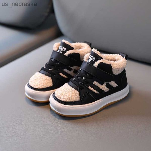 2023winter children' cotton shoes boys fleece casual shoes girls white cashmere lamb warm winter shoes l230518, Black;grey
2023winter children' cotton shoes boys fleece casual shoes girls white cashmere lamb warm winter shoes l230518, Black;grey